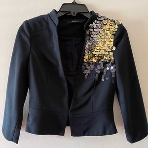 Art & Co Jacket with sequins on right side